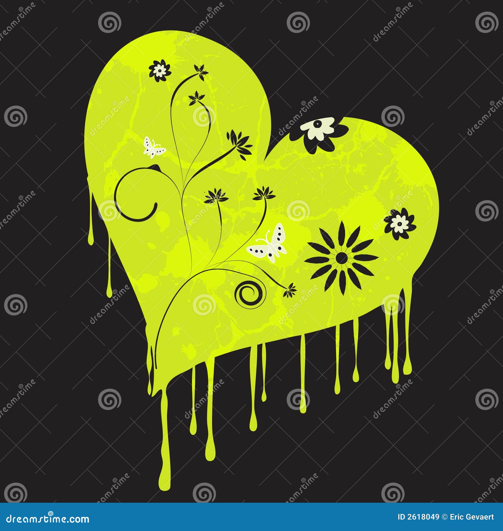 Urban grunge heart stock vector. Illustration of decor 2618049