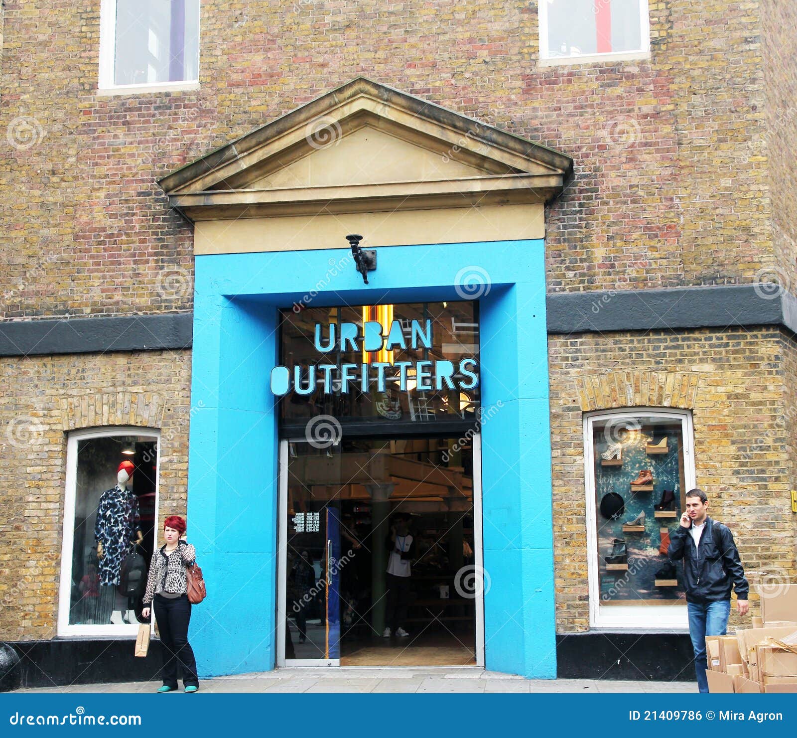 Urban Outfitters Store in London. Editorial Photo Image of shop