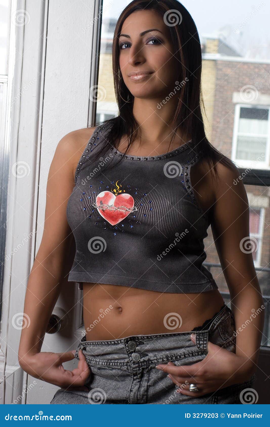 Urban rocker stock image. Image of blue, girl, beautiful 3279203