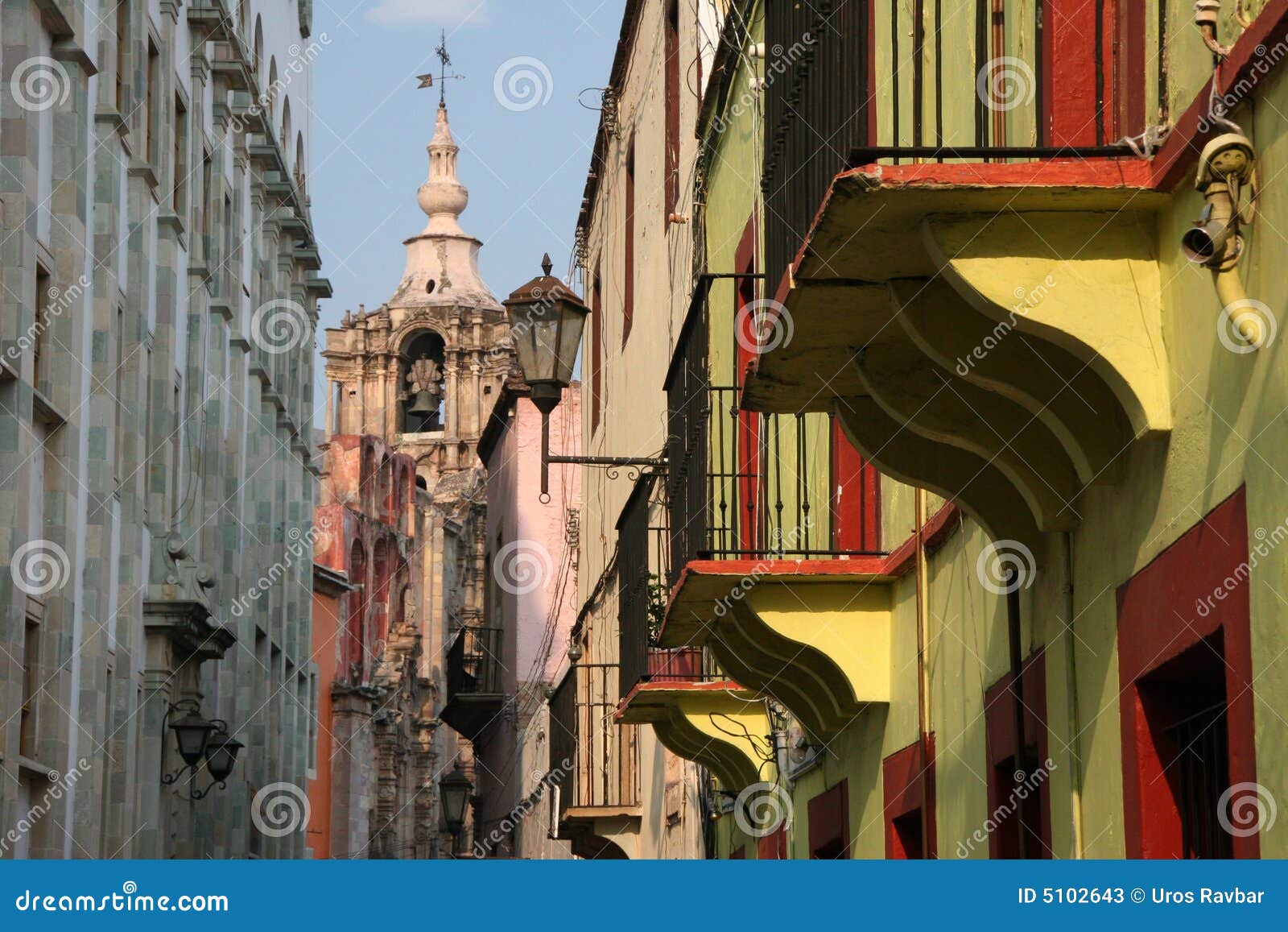 Urban scene in Guadalajara stock image. Image of latin 5102643