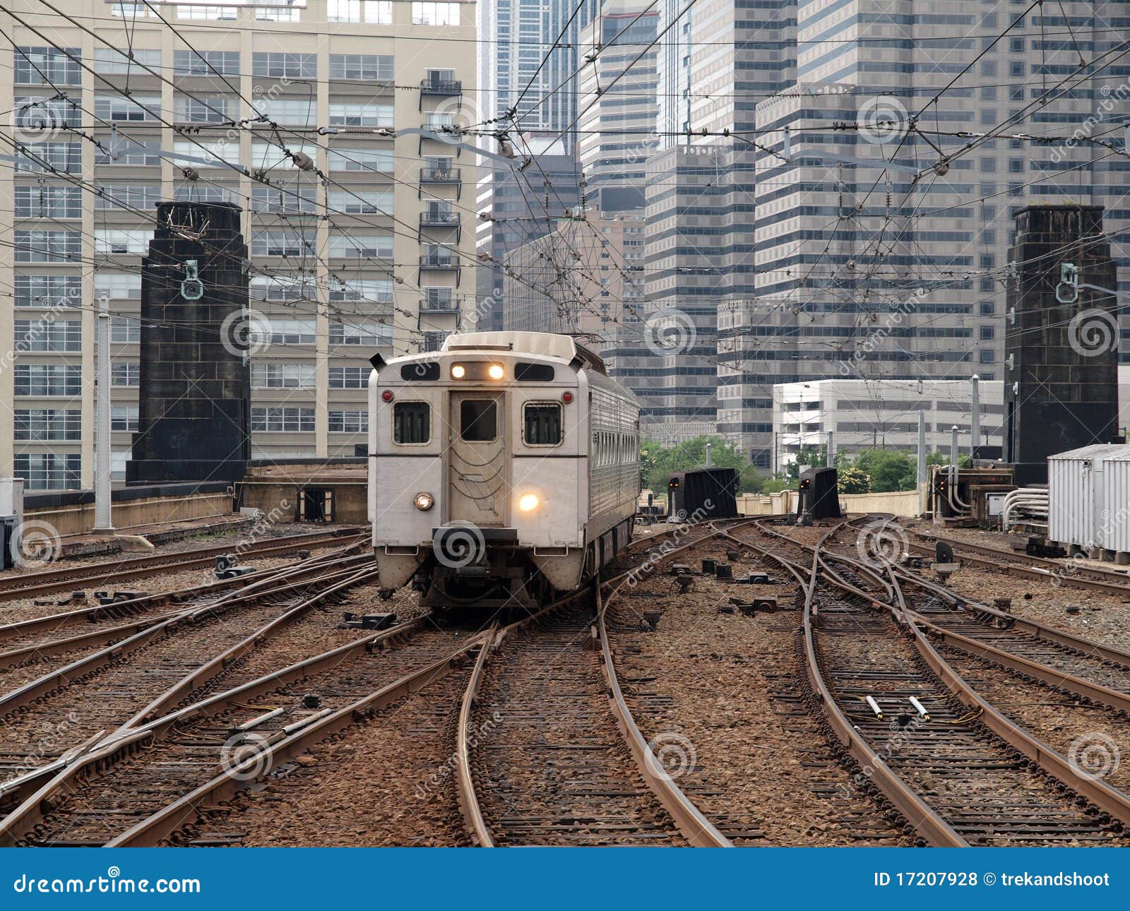 Urban Train stock photo. Image of united, offices, philadelphia 17207928