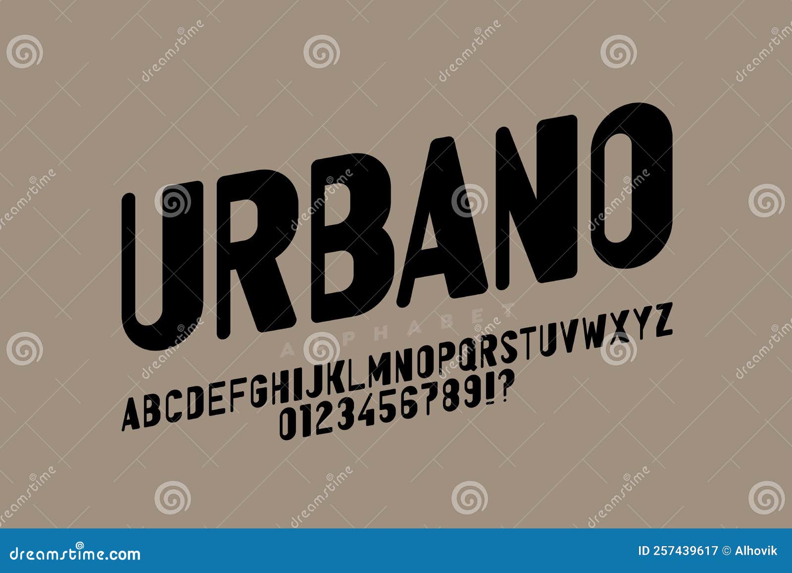 urbano font