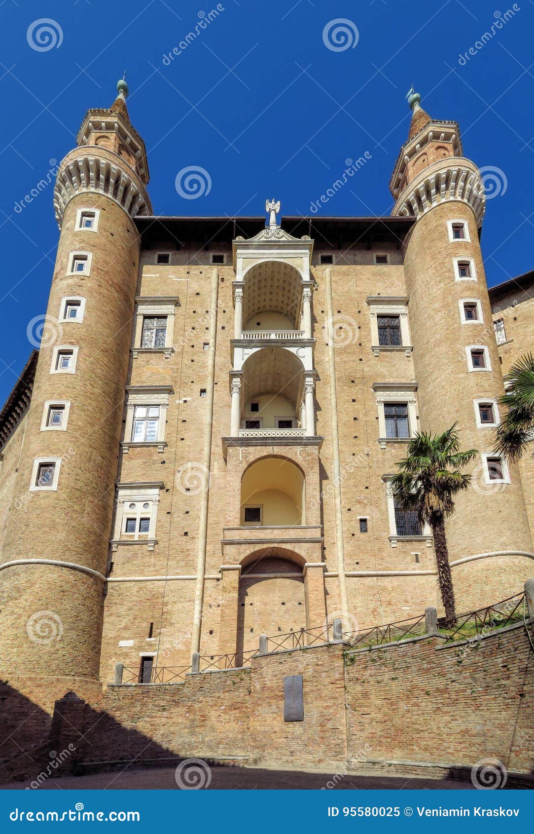 Urbino - Ducale Palace. Ducale Palace in Urbino city, Marche, Italy