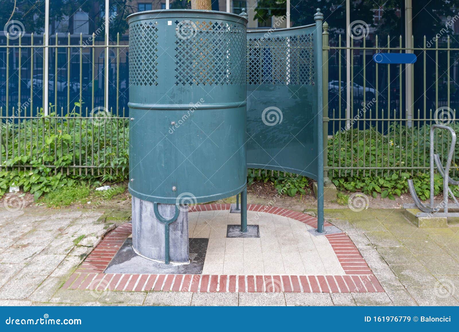 Urinal in Amsterdam stock image. Image of pissoir, holland 161976779