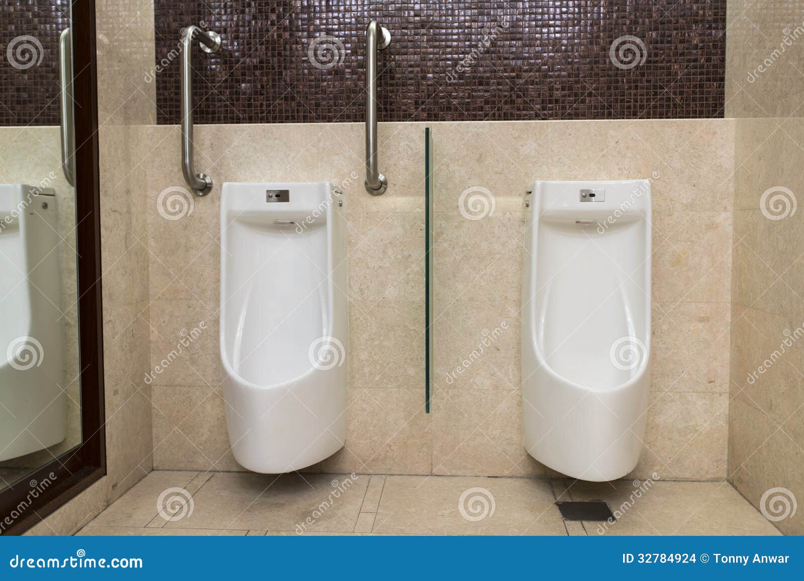 Urinal stock photo. Image of clean, flushing, mirror 32784924