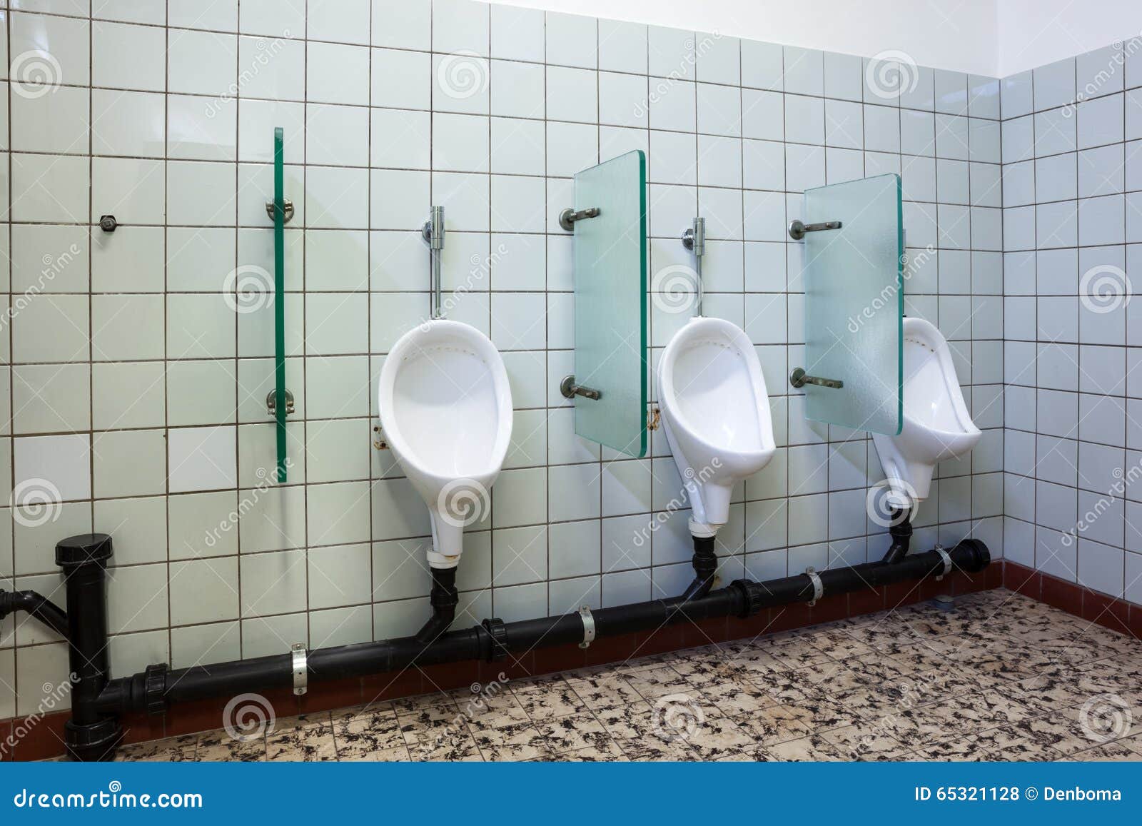 Urinal on the wall stock photo. Image of modern, floor 65321128
