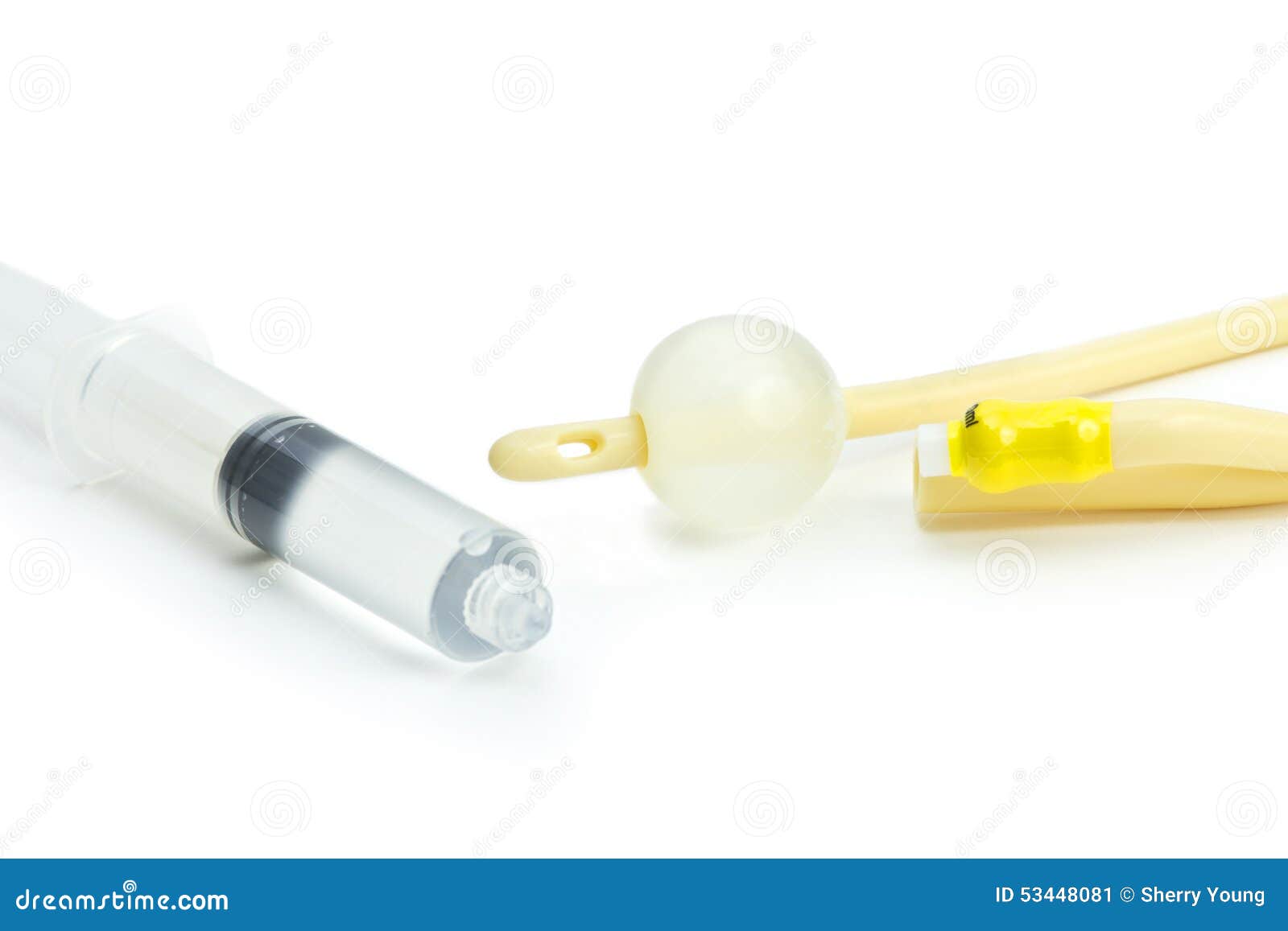 Urinary Catheter On The Package For Urine RoyaltyFree Stock Image