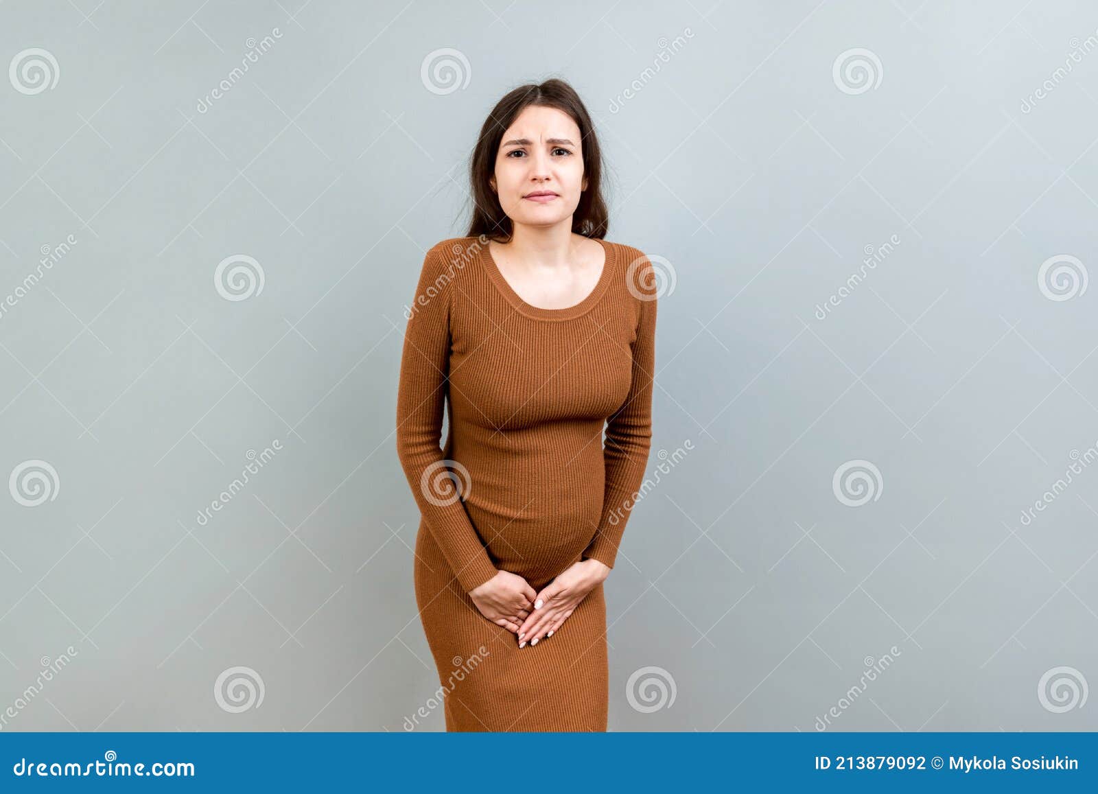 Frequent Urination Pregnant Women Stock Photo 641285530