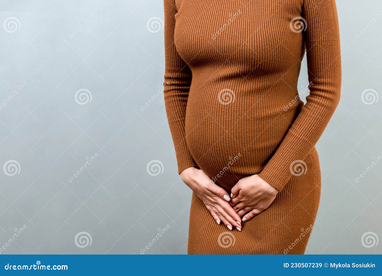 Frequent Urination Pregnant Women Stock Photo 641285530