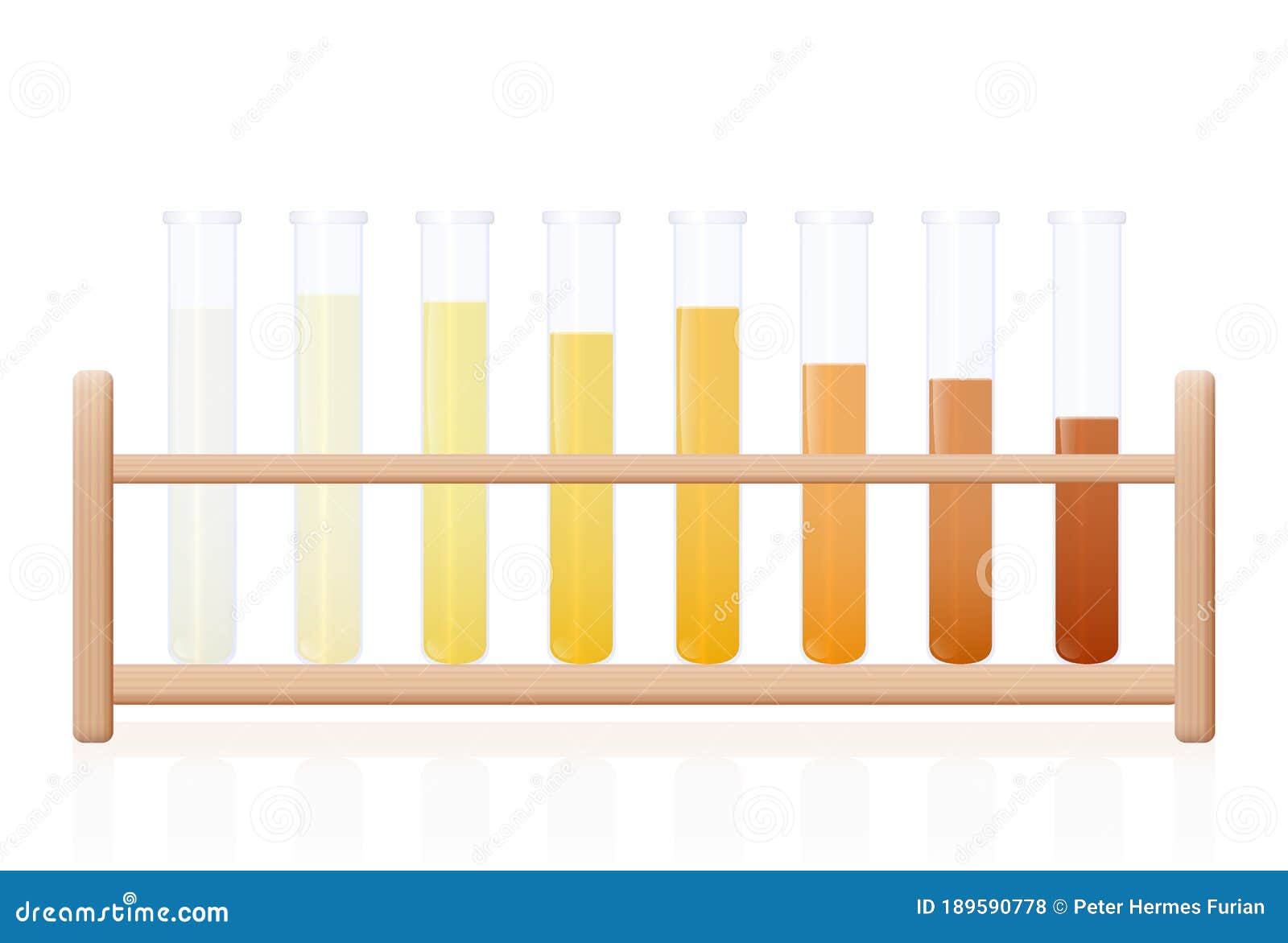 Urine Color Chart Test Tubes Clear Yellow Orange Dehydrated Stock Vector -  Illustration of clear, colour: 189590778
