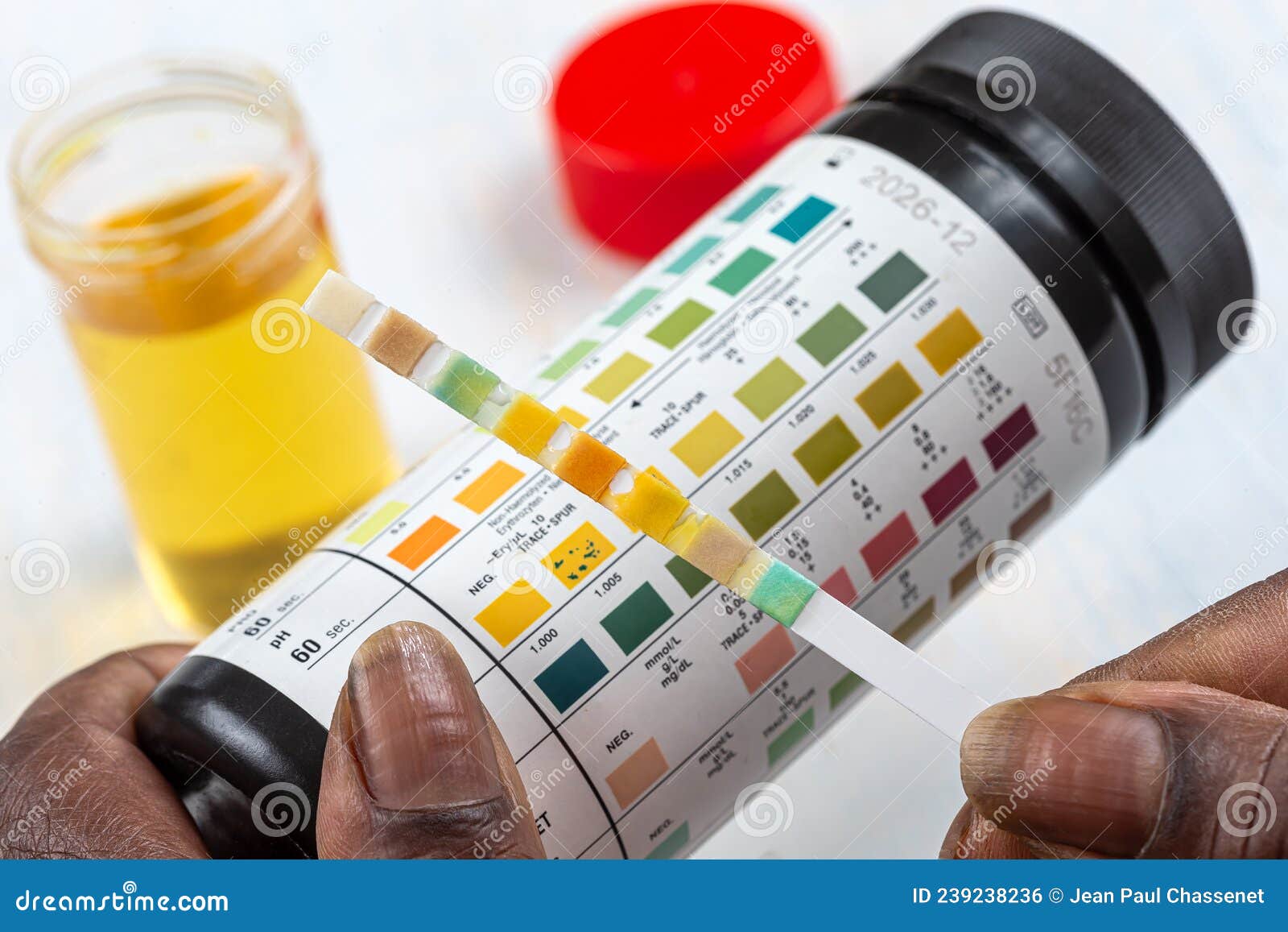 Urine SelfTestsSelfMeasurement Close Up View Stock Photo Image of