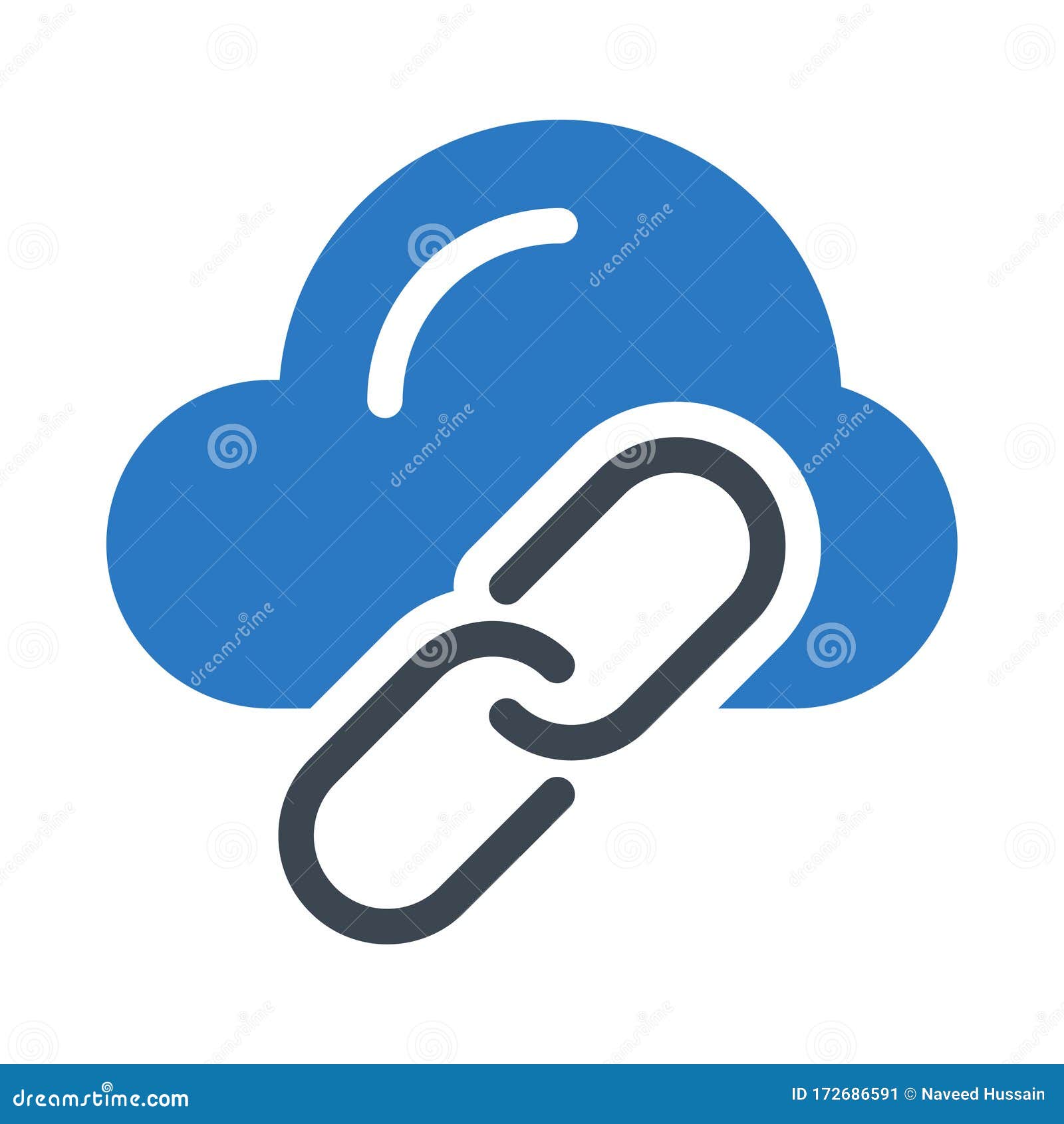Download URL Vector Glyph Color Icon Stock Vector - Illustration of ...