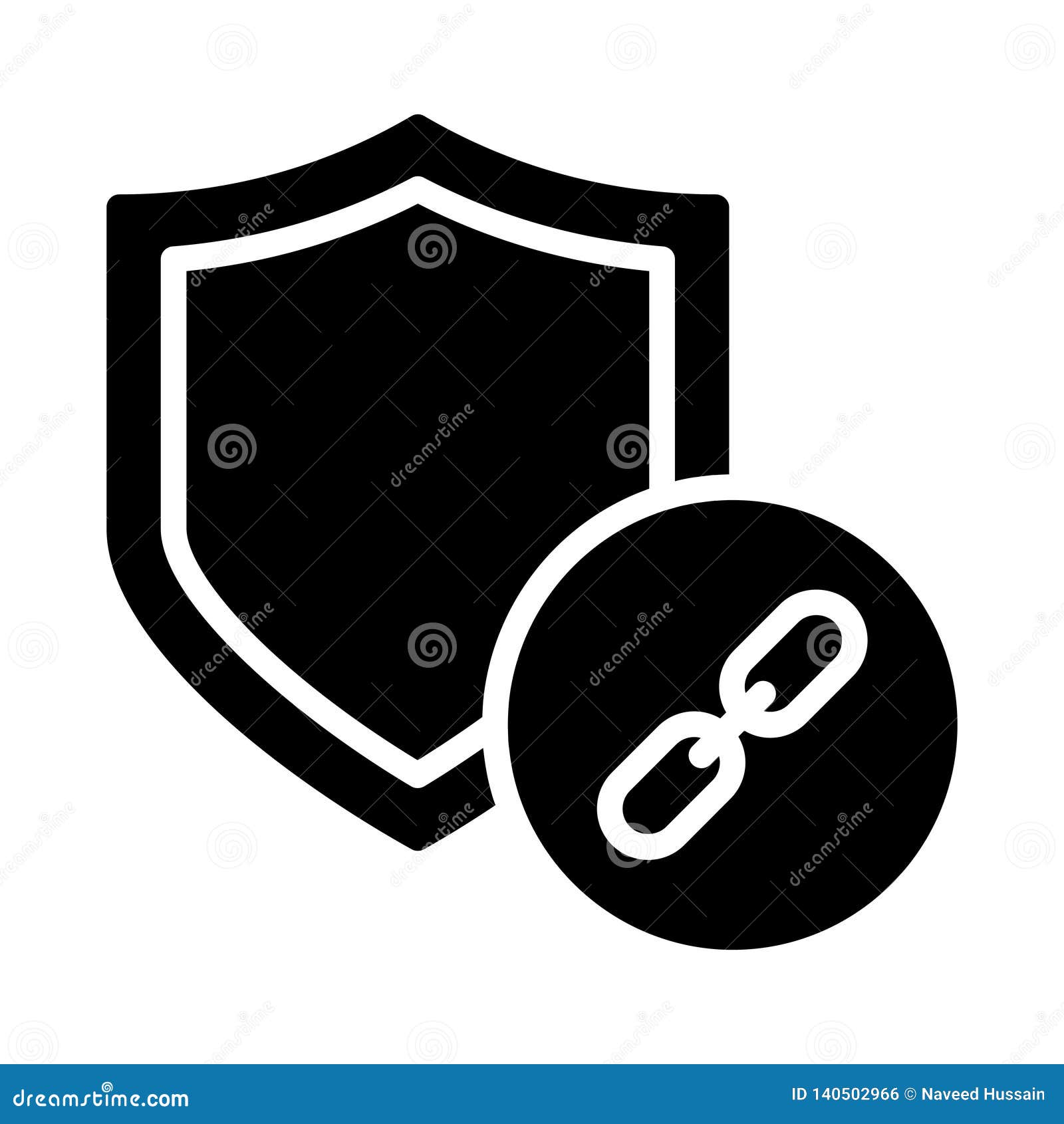 Download URL glyph flat vector icon stock illustration ...