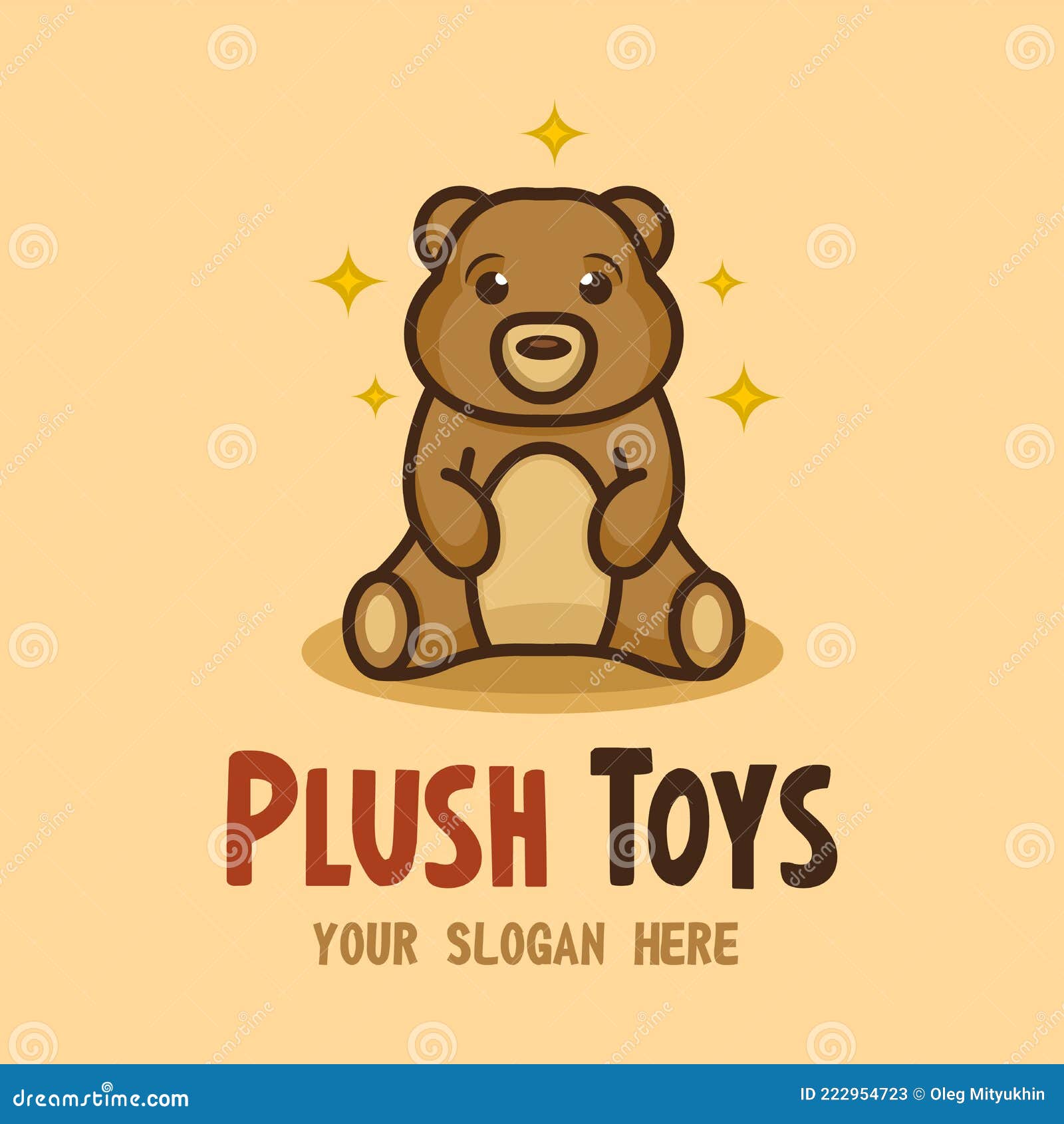 Urso vector cartoon clipart anime fofo personagem modelo