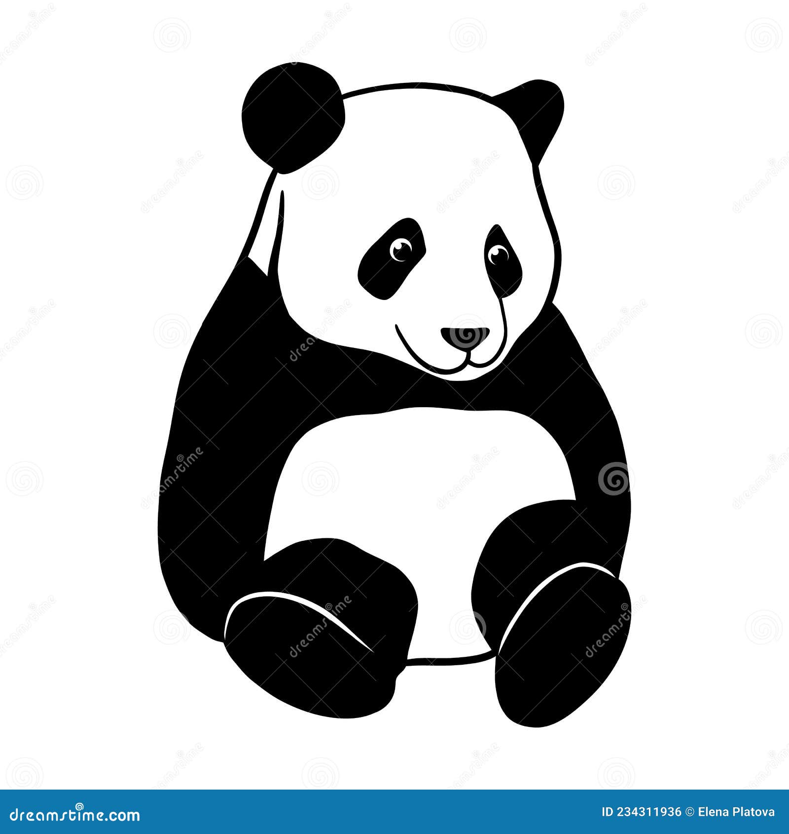 Como desenhar um urso Panda realista 