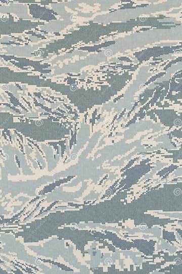 US Air Force Digital Tigerstripe Abu Camouflage Fabric Stock Photo ...