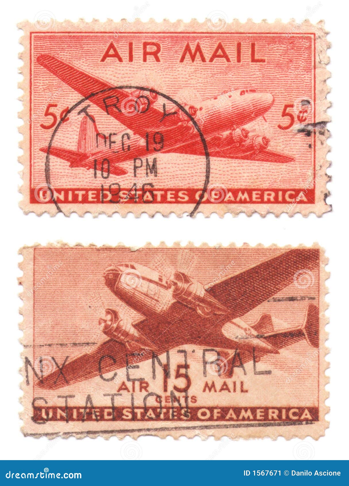 airmail 5 cent stamp red 1941
