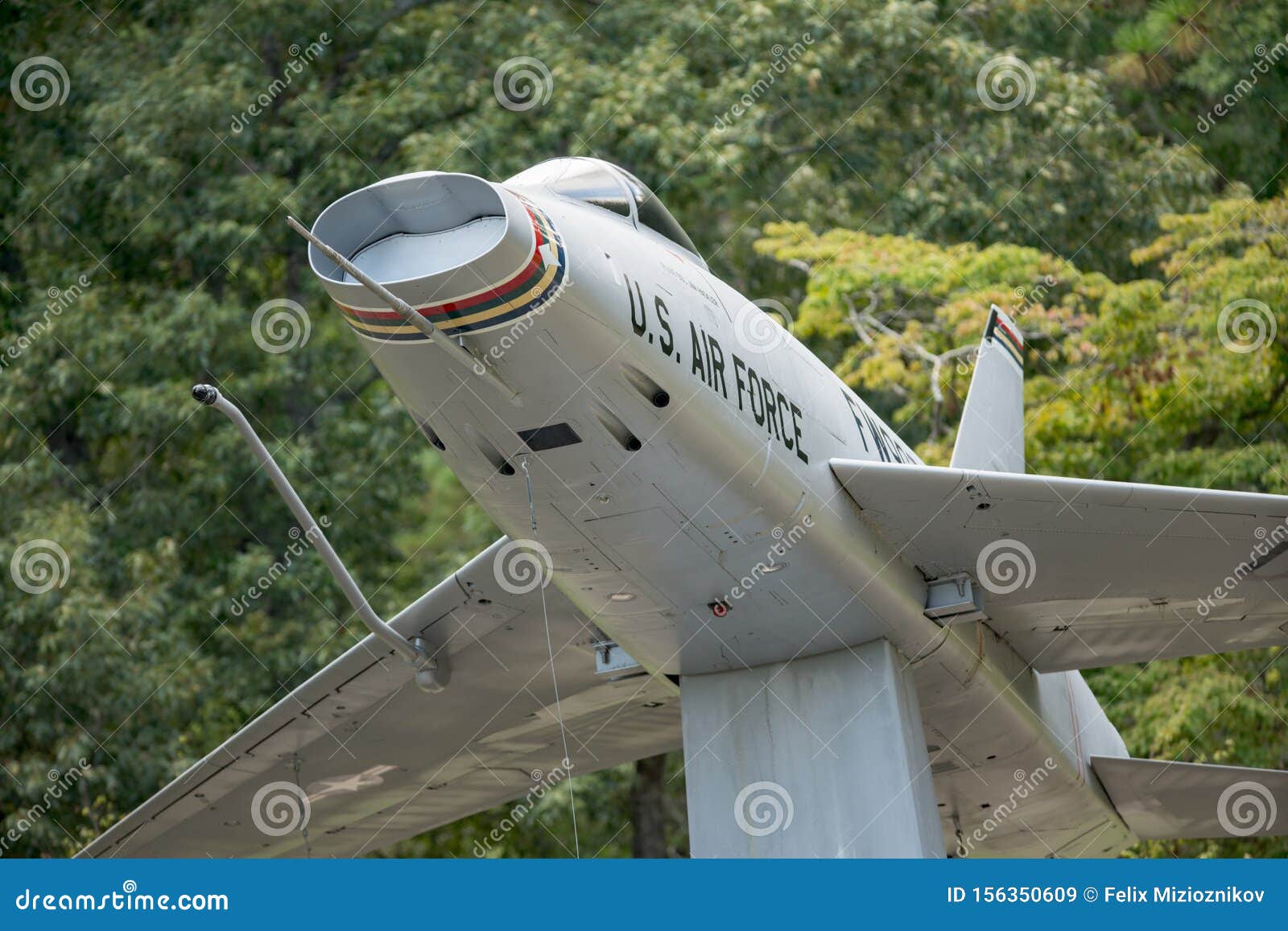 US Airforce Jet at Warbird Park Myrtle Beach SC Editorial Stock Image