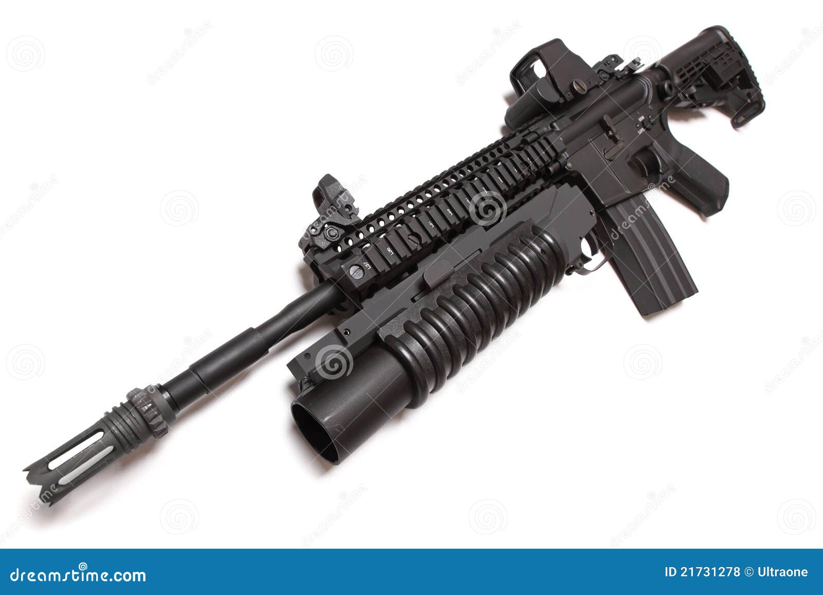 us army m4a1 tactical carbine with m203 louncher.