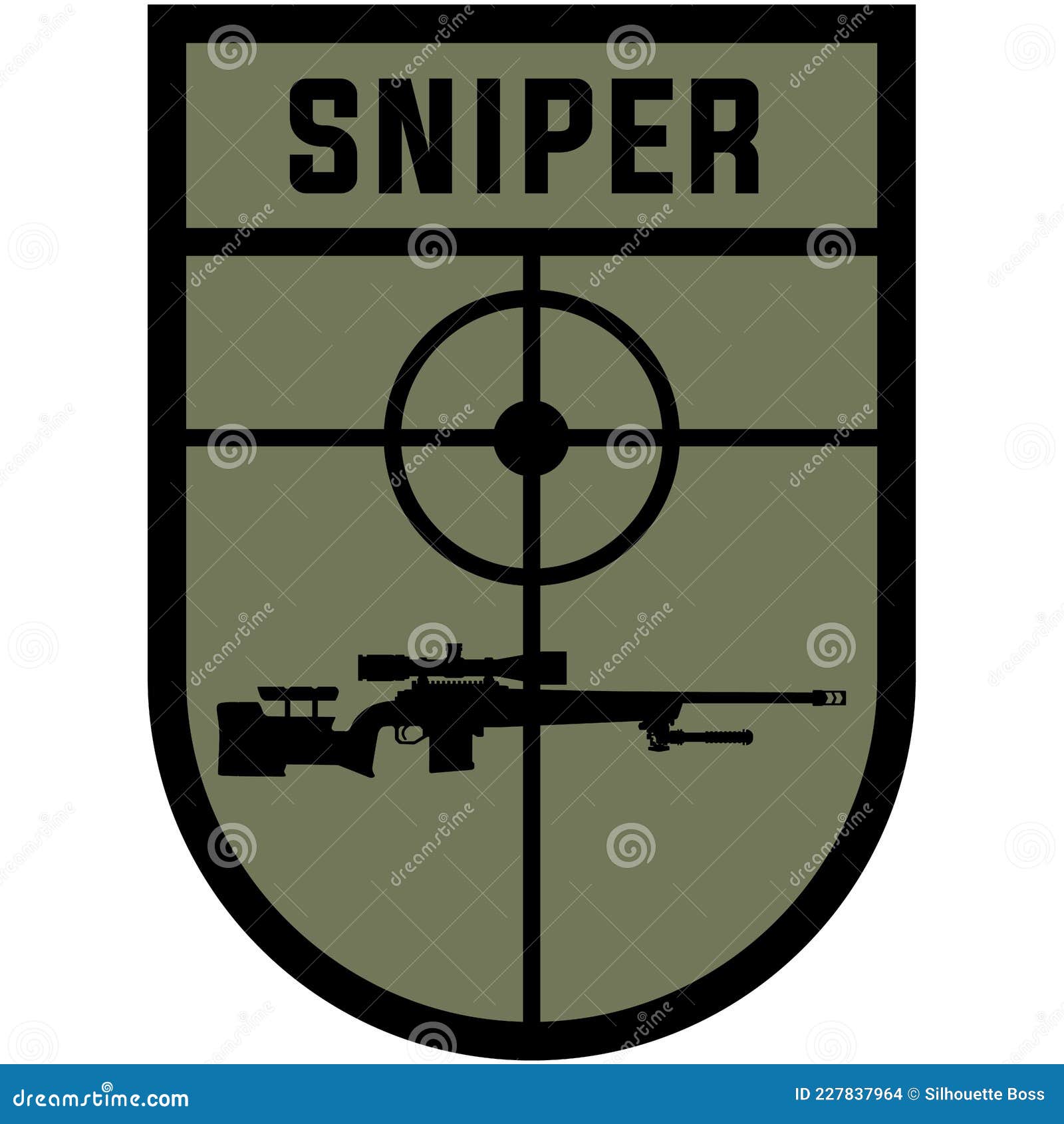 us army navy seal sniper and us marines, military of germany and armed forces of germany sniper badge, patch with sniper rifle.