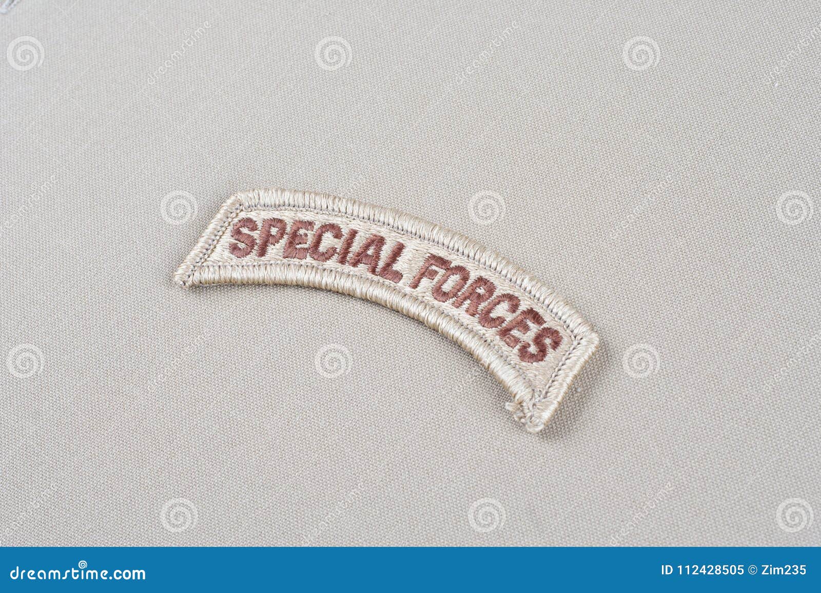 US ARMY special forces tab stock image. Image of patch 112428505