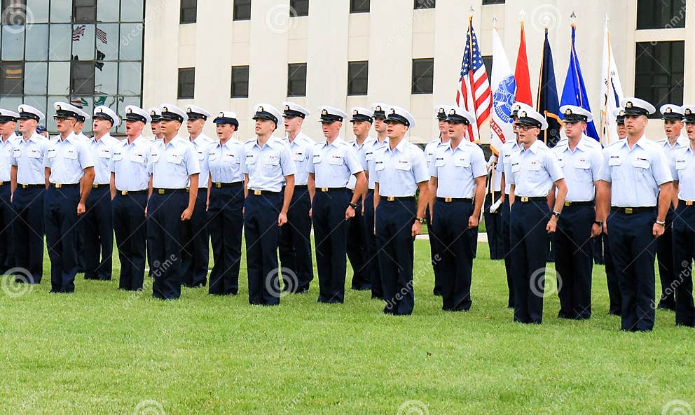 US Coast Guard Graduation editorial photo. Image of united 23195701