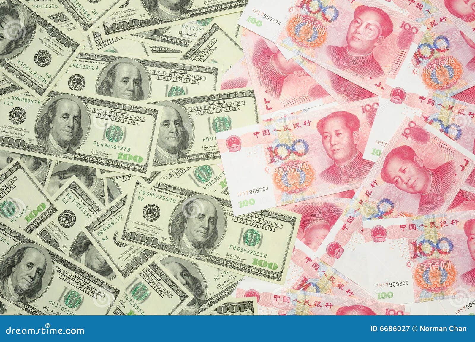 US Dollar Vs China Yuan Royalty Free Stock Photography Image 6686027 us-dollar-vs-china-yuan-royalty-free-stock-photography-image-6686027