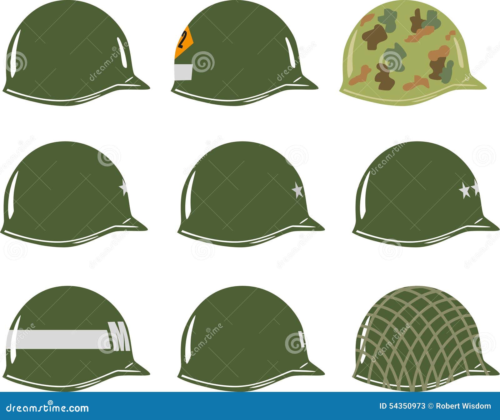 Ww2 american helmet markings