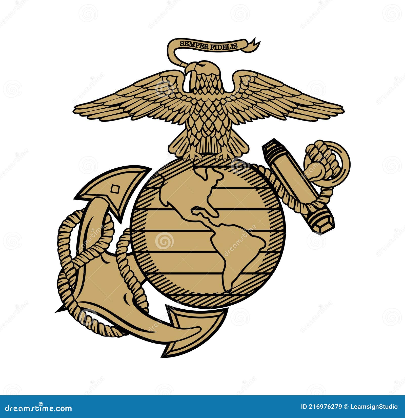 united state marine corps eagle globe and anchor ega 