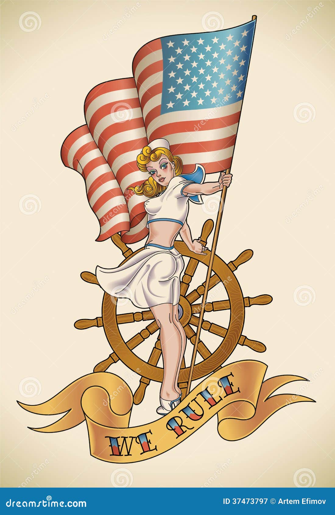 US Navy Pin Up