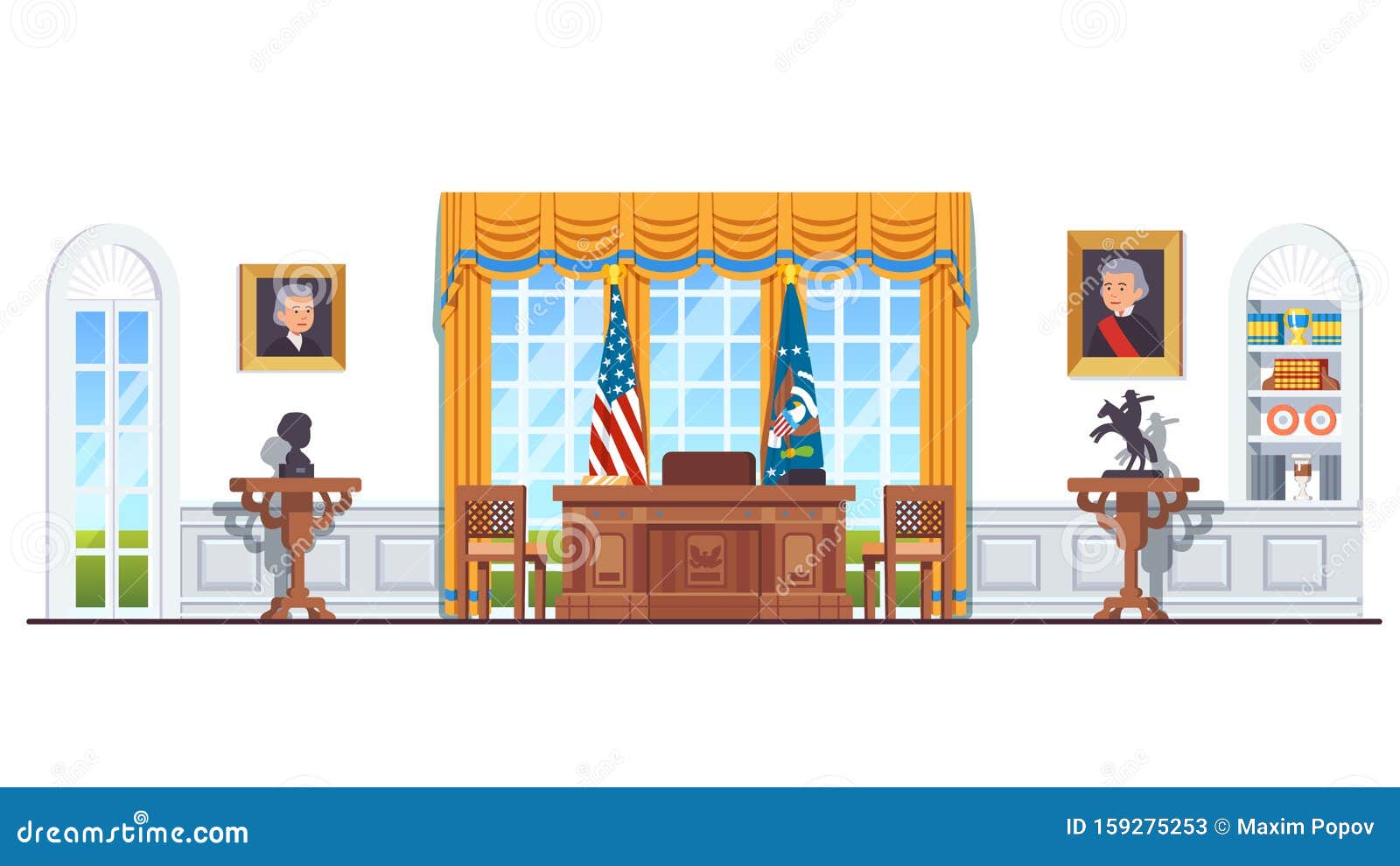 oval office coloring page