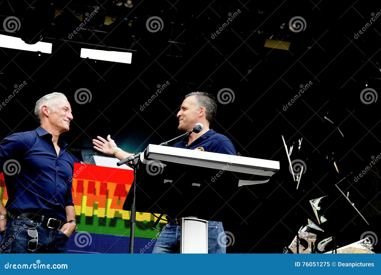 USA AMBASSADOR RUFUS GIFFORD _DR STEPHEN DEVINCENT Obraz Editorial