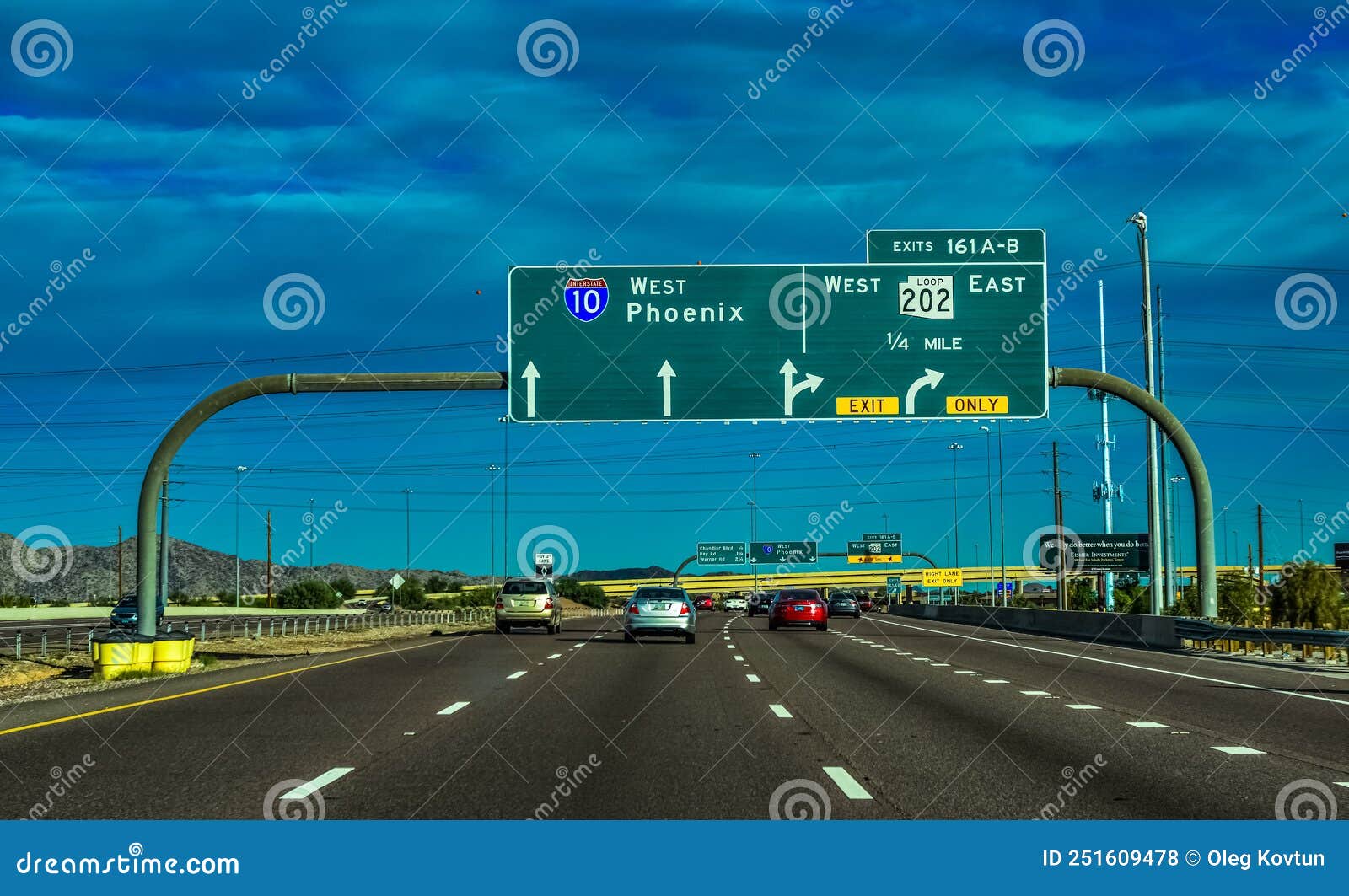 USA, ARIZONA NOVEMBER 24, 2019 Road Signs and Information Boards