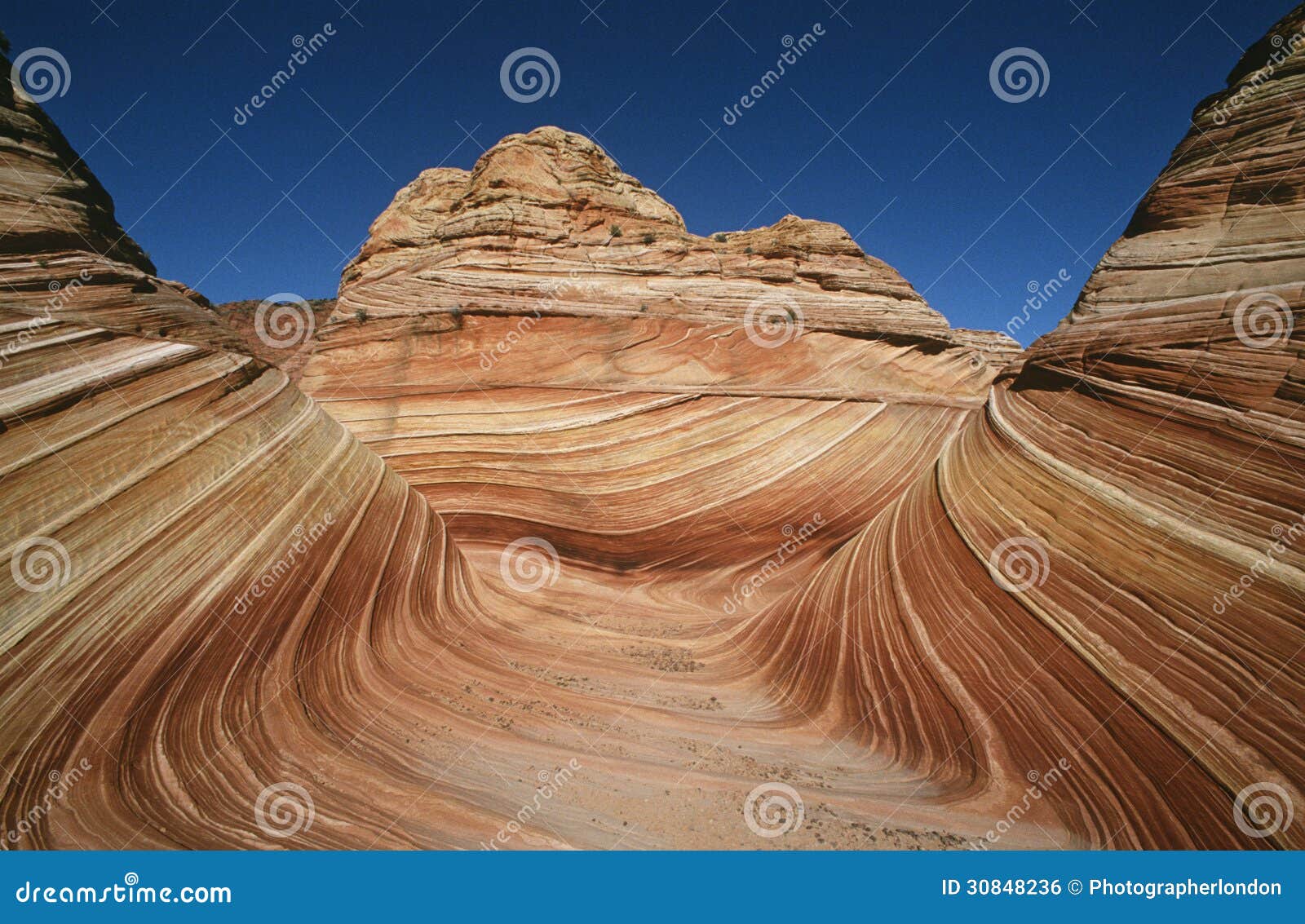 usa arizona paria canyon-vermilion cliffs wilderness the wave sandstone rock formation