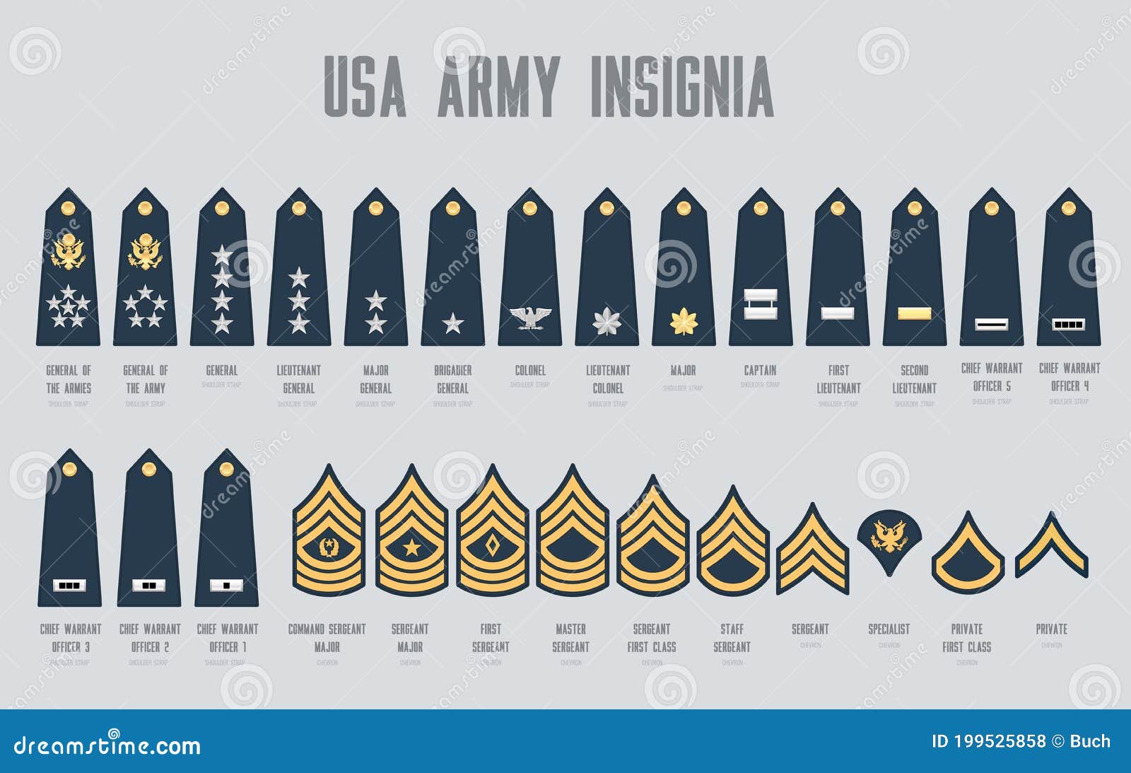 Us military insignia rank United States