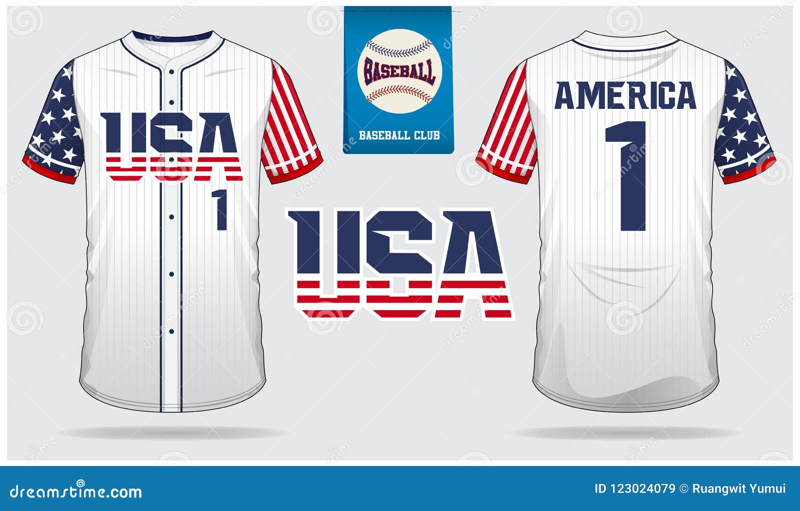 Download USA Baseball Jersey, Sport Uniform, Raglan T-shirt Sport ...
