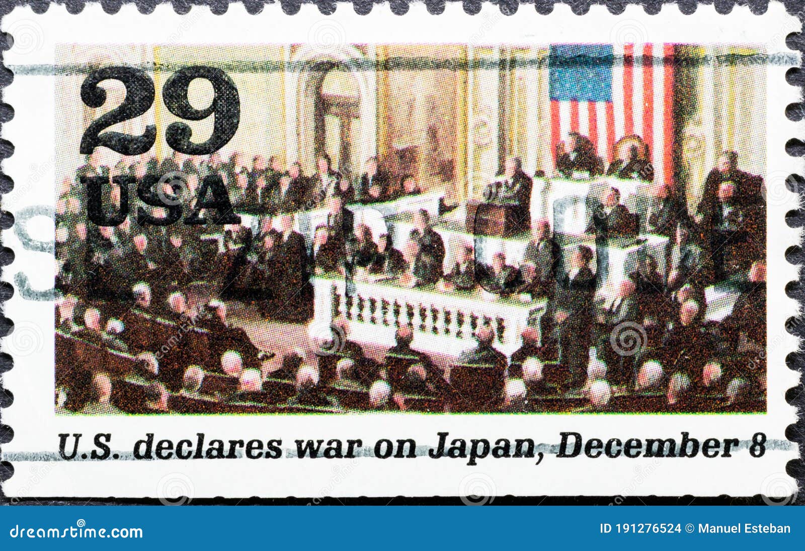 Usa Declaration of War on Japan, Second World War, on December 8, 1941  Editorial Stock Image - Image of letter, hobby: 191276524