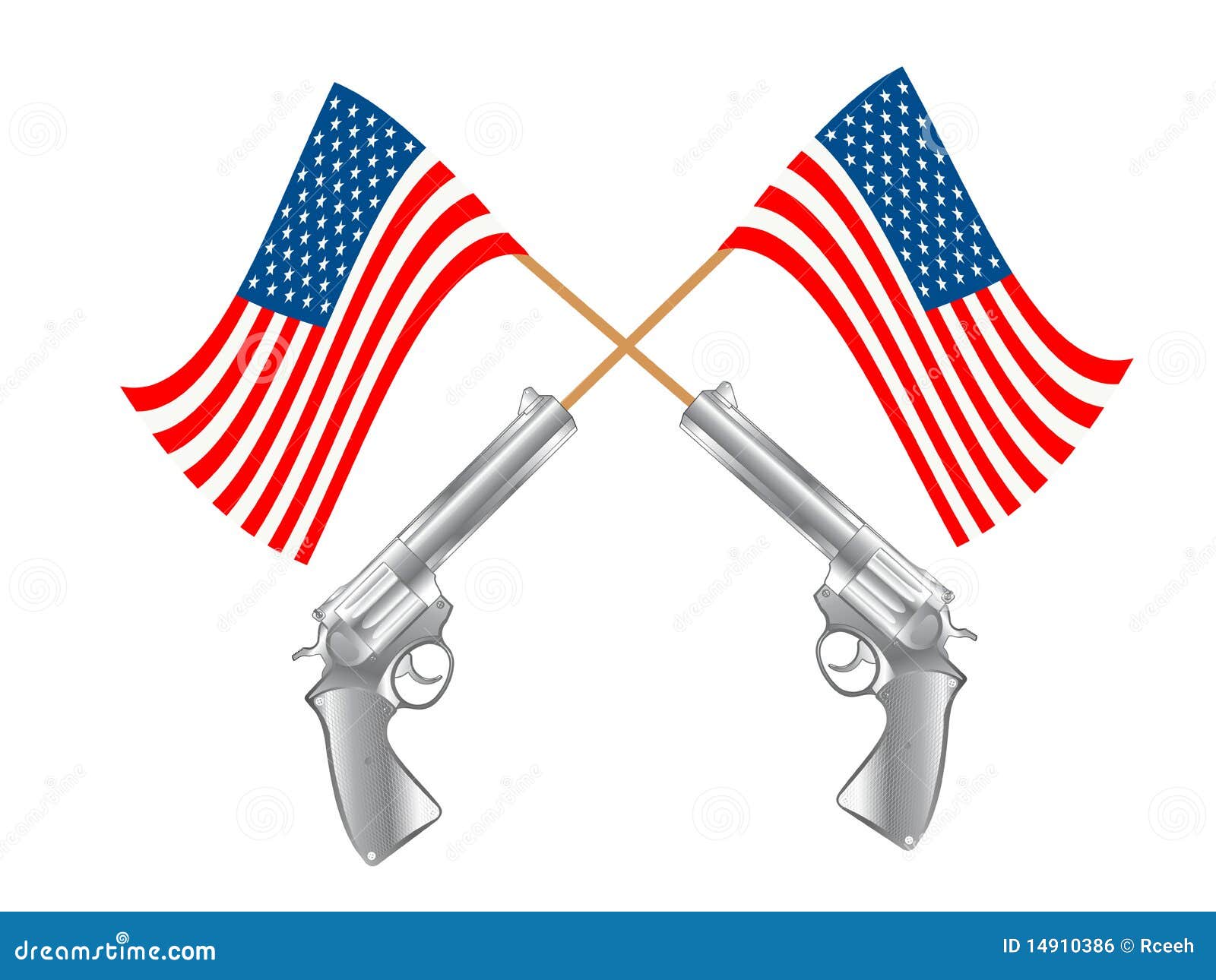 Download USA FLAG AND GUNS stock vector. Illustration of object ...