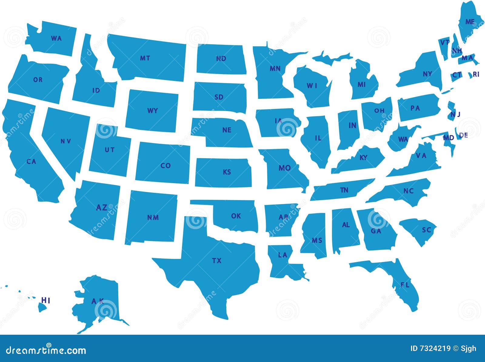 usa map.