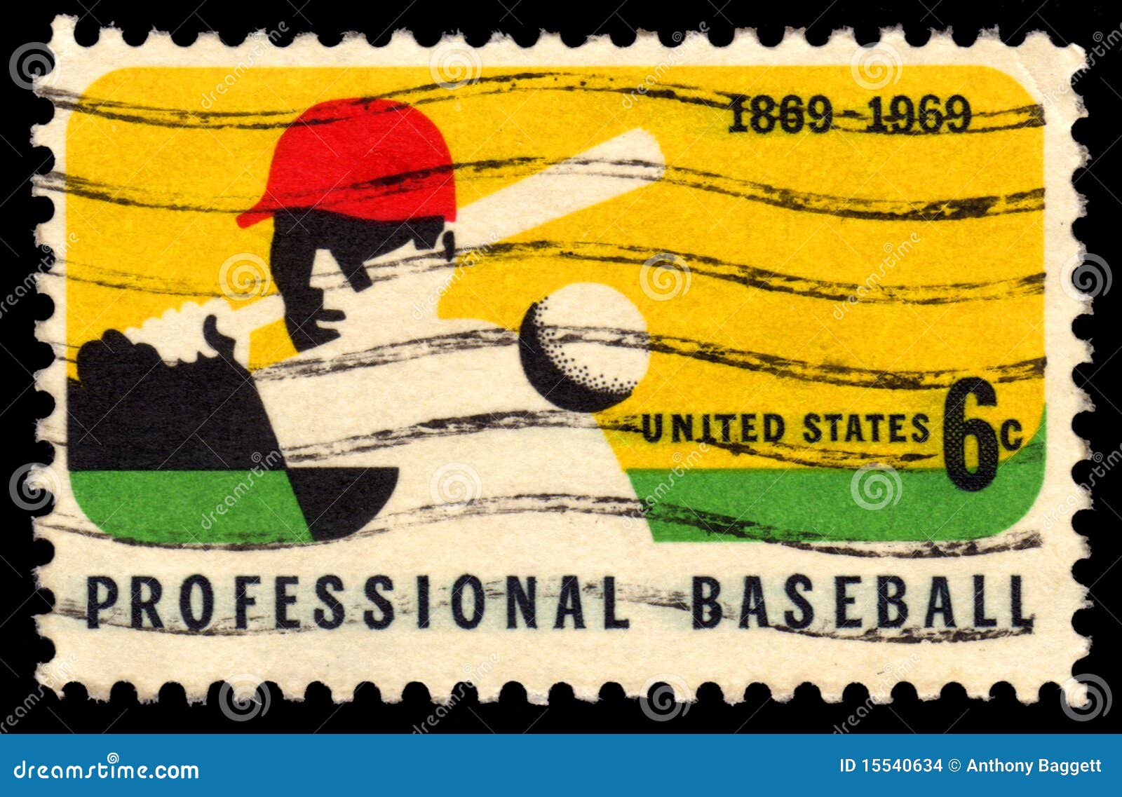 USA Postage Stamp Professional Baseball Editorial Stock Image Image