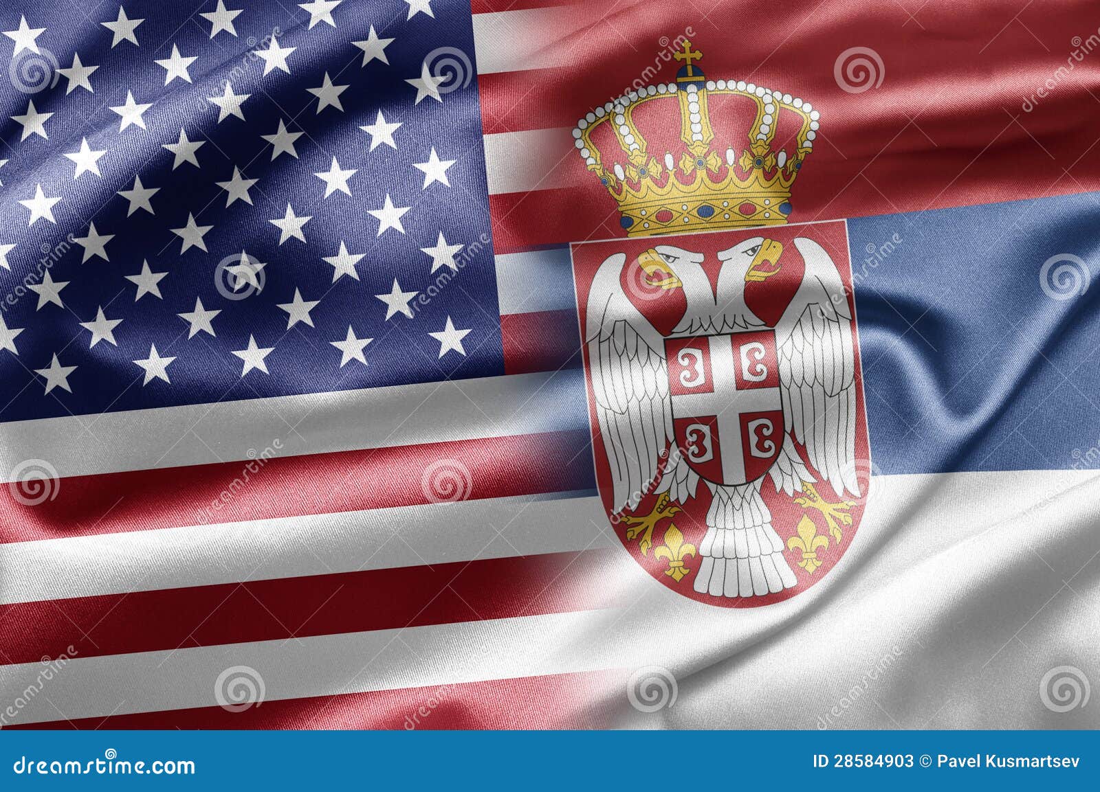 USA And Serbia Stock Photos - Image: 28584903