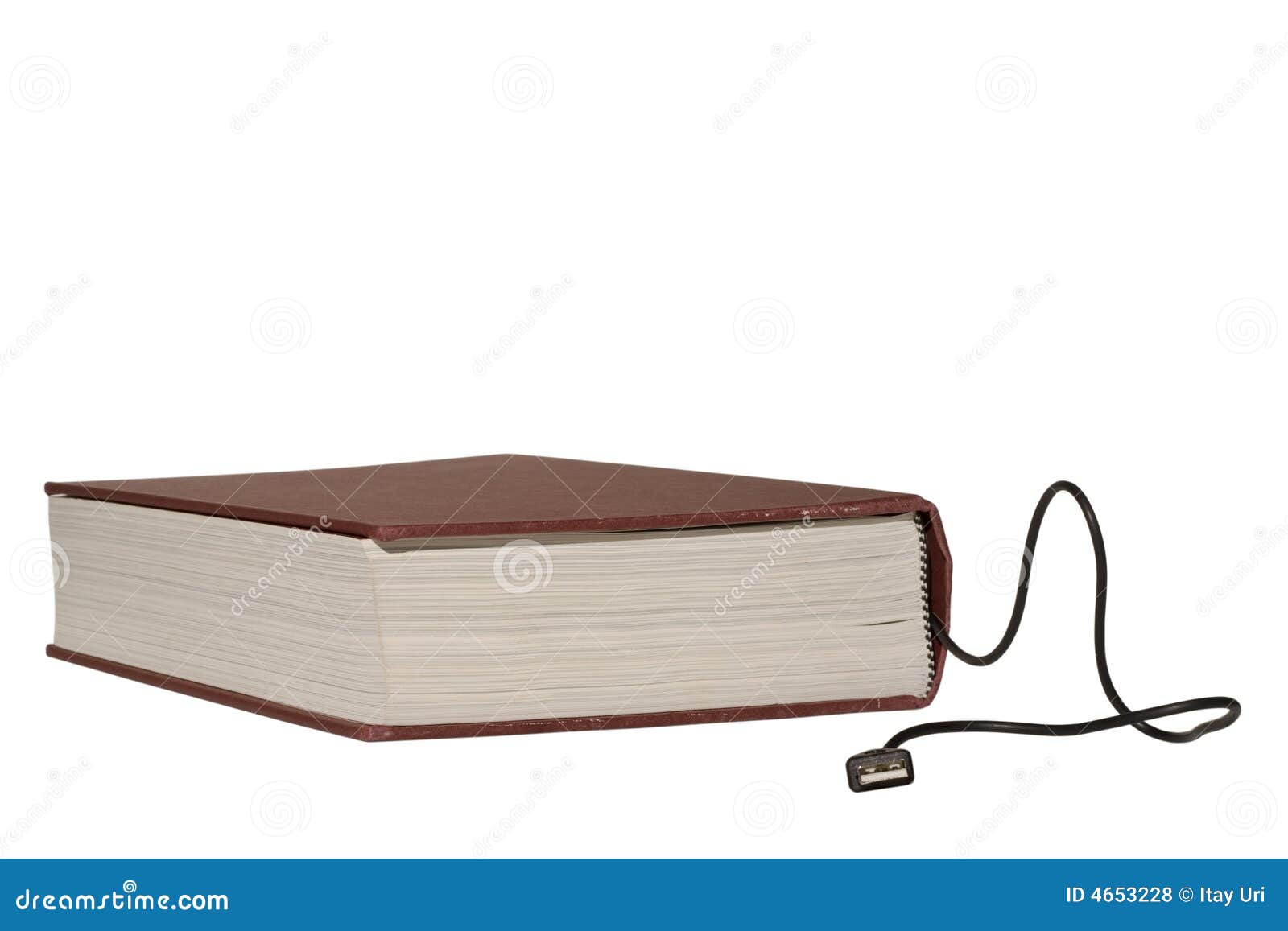 Usb book stock photo. Image of input, paper, isolated 4653228