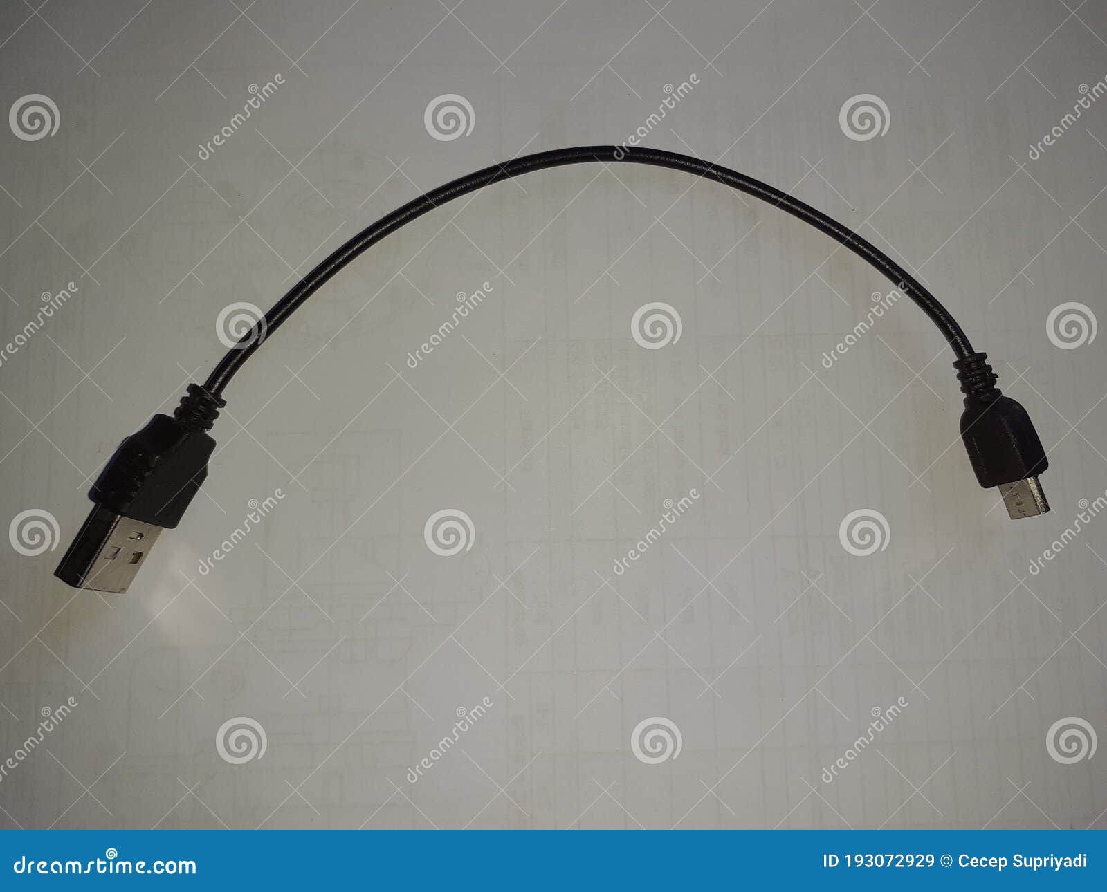 Usb Cable for Micro Usb Jumper Charger Stock Image Image of micro