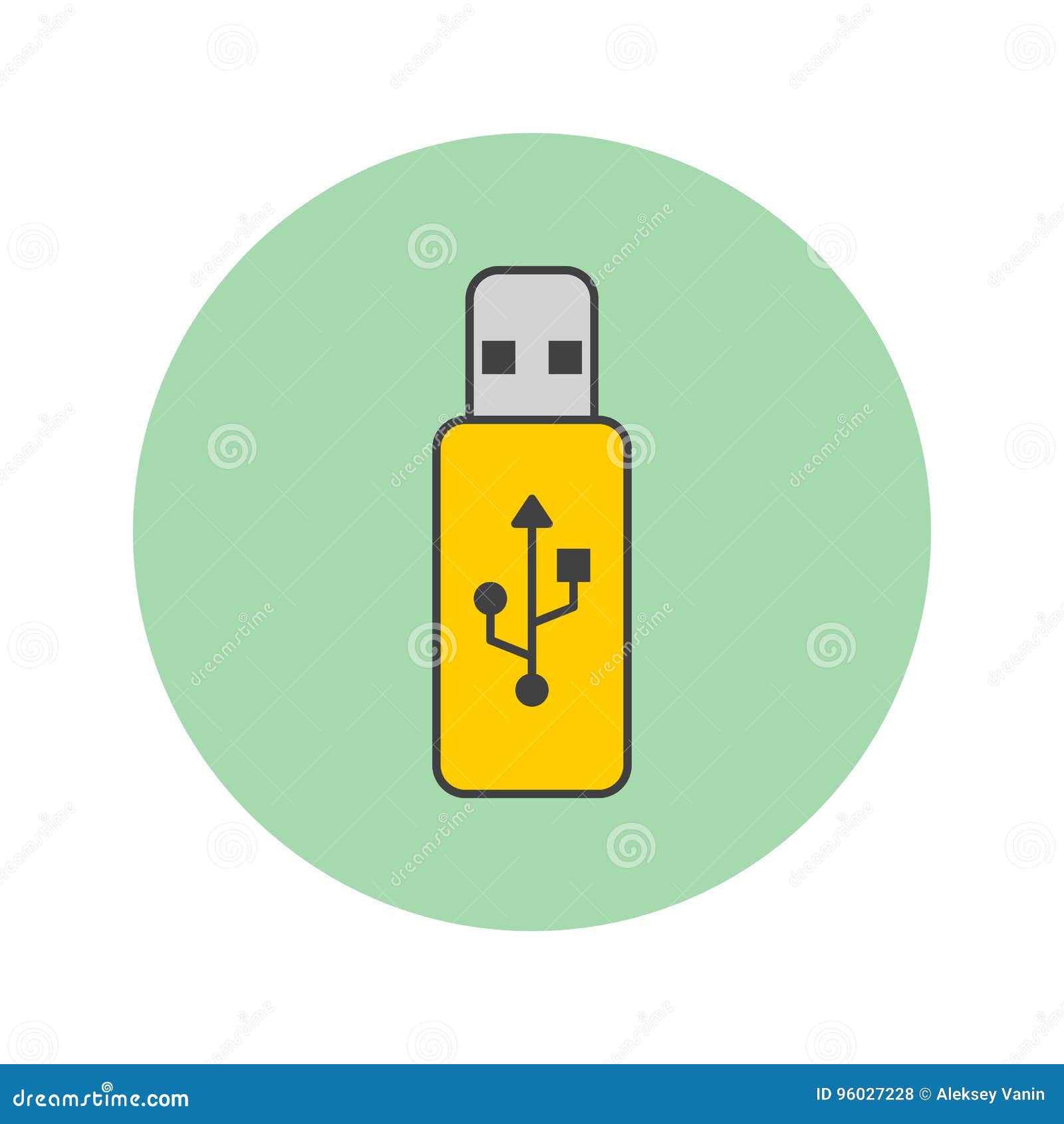 Usb Stick Icon Stock Illustration - Download Image Now - USB Stick