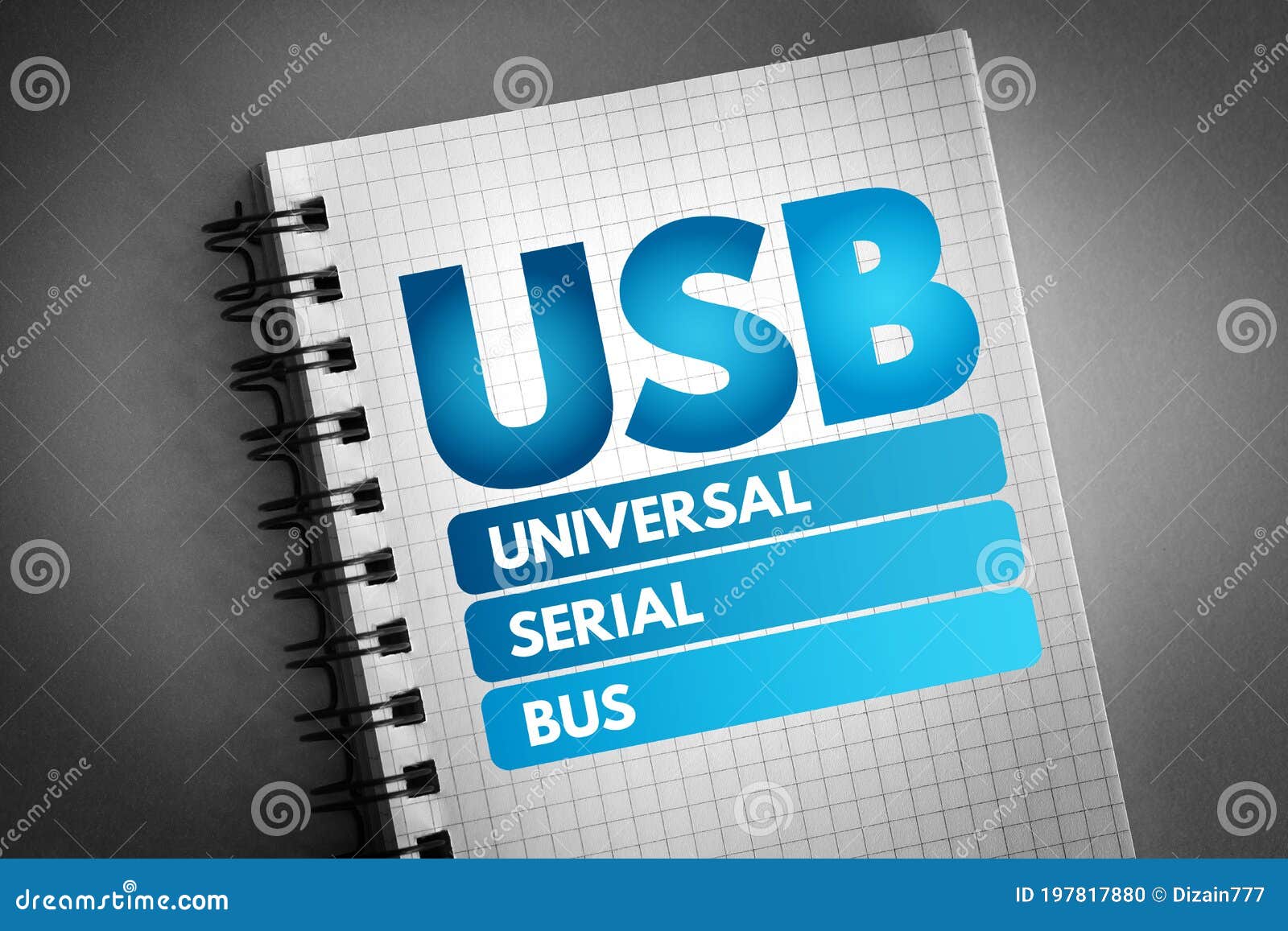 USB Universal Serial Bus Acronym Stock Photo Image of interconnect, connector 197817880