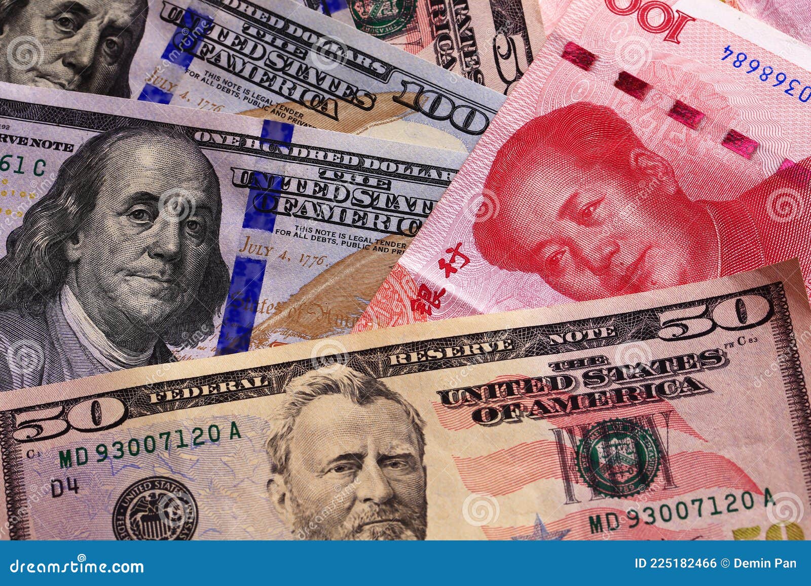 USD vs RMB stock photo. Image of payment, money, currency 225182466