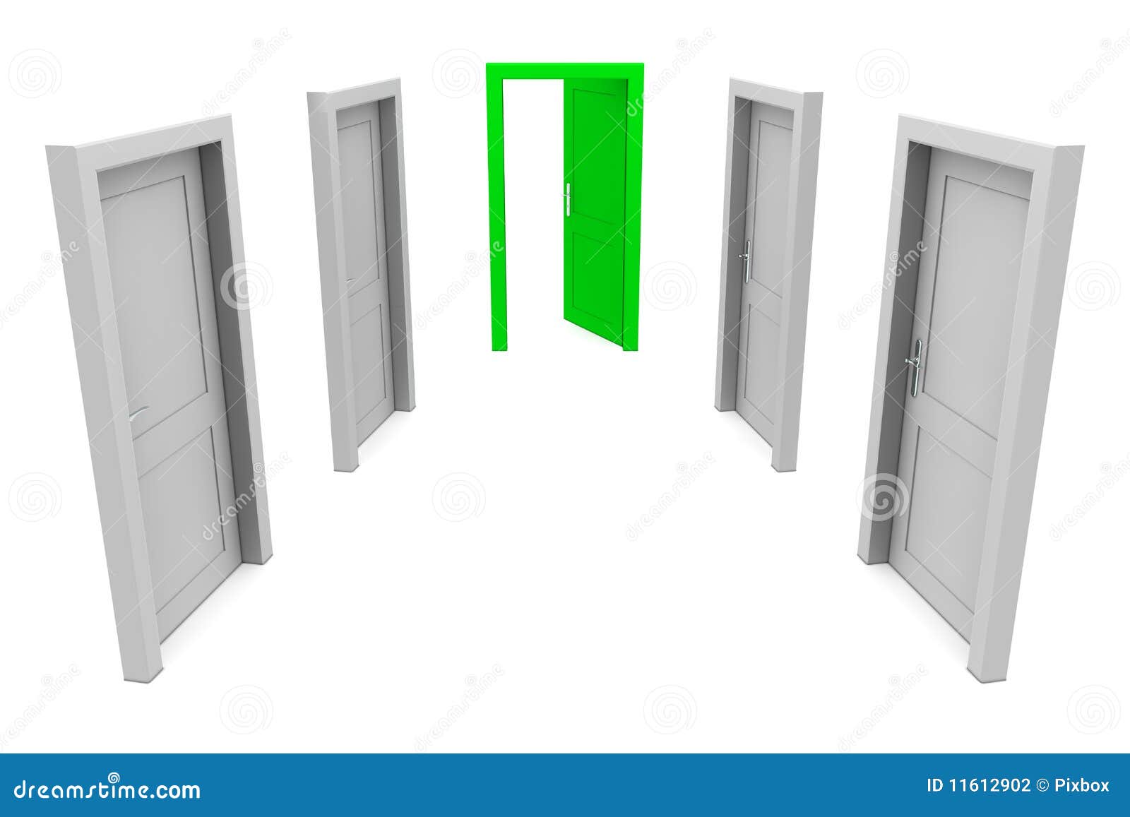 Use the Green Door stock illustration. Illustration of casing 11612902