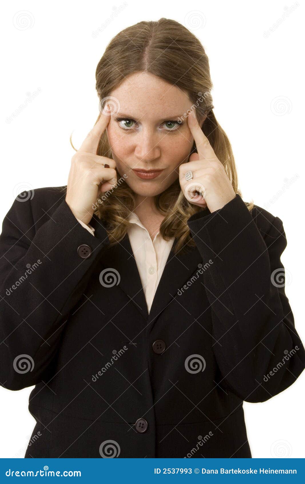 Use Your Head stock image. Image of fashion, smiling, executive 2537993