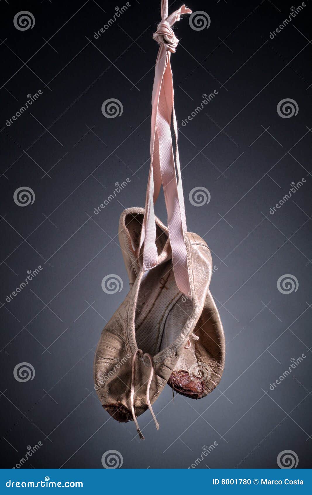 Used ballet shoes stock photo. Image of slipper, shoe 8001780