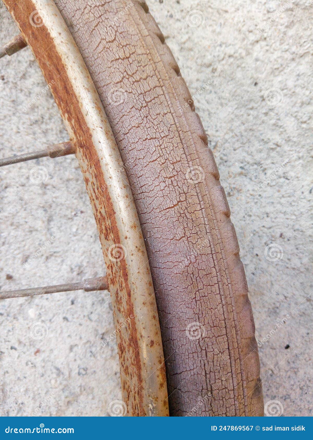 Used bicycle wheels stock image. Image of invertebrate 247869567